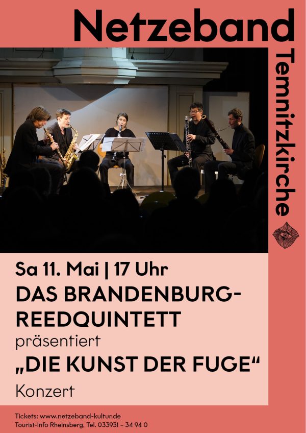 Plakat Brandenburg Reedquintett